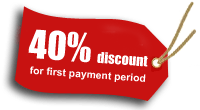 Special price for the first payment period