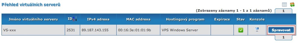 VPS Windows, Instalace operačního systému 2 VPS Windows, Instalace operačního systému 2
