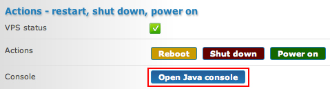 VPS Windows main page VPS Windows main page