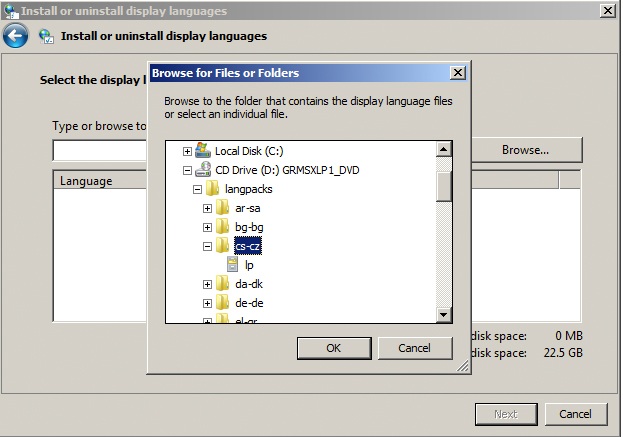 VPS Windows, Jazykový balíček 4 VPS Windows, Jazykový balíček 4
