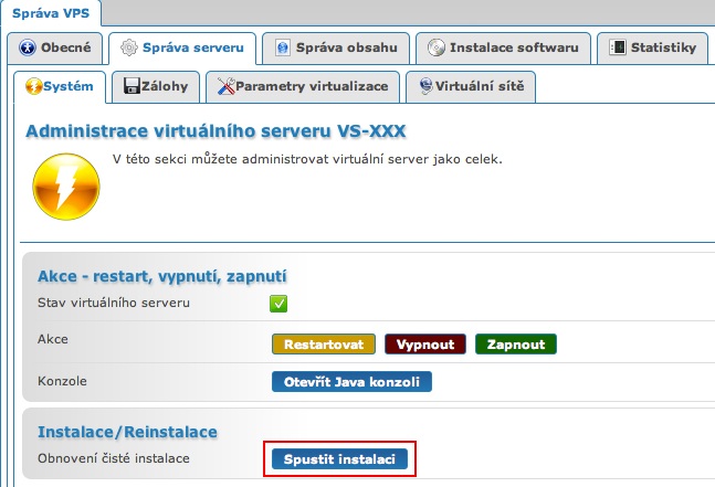 VPS Windows, System reinstallation VPS Windows, System reinstallation