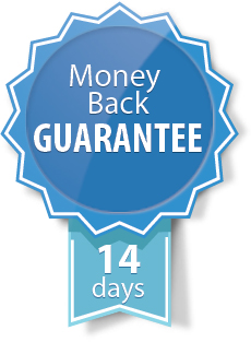 Money-back guarantee in 14 days