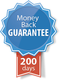 Money-back guarantee 200 days
