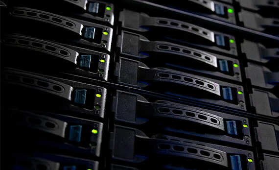 External data storage - server