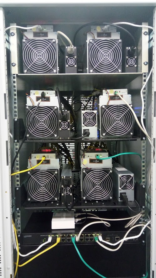 Mining with Antminers for Bitcoin