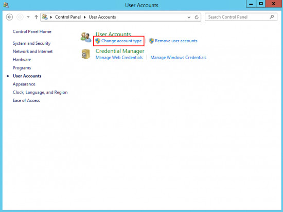 User accounts