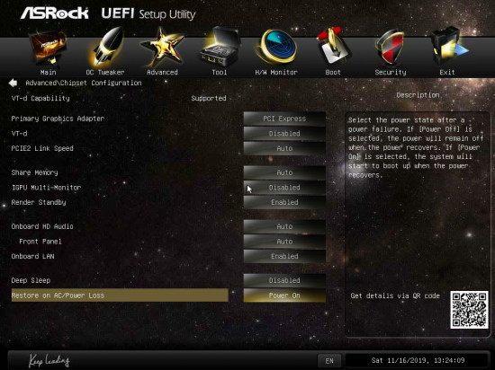 ASRock - photo from the Bios