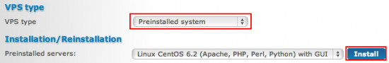 System tab