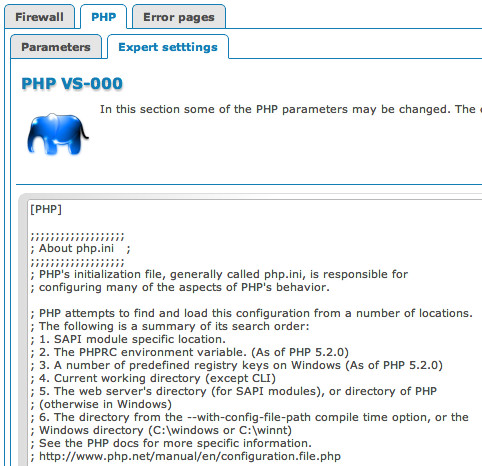 Expert PHP.ini