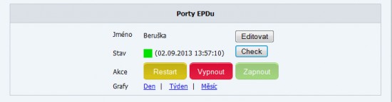 Jednotlivé přívody je možné pojmenovat, což vám usnadní orientaci v okamžiku, kdy například rychle potřebujete server restartovat a nemáte čas hledat poznámky, kam je jaký server připojen.
