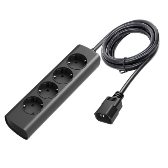 If necessary, we can provide a power cord terminated with three classic EURO sockets (3 × type E socket) to the customer