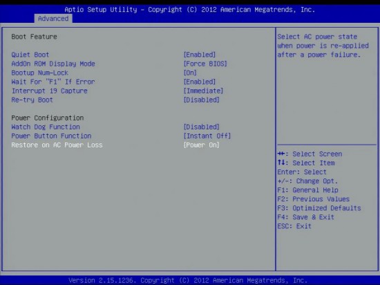 Supermicro - фотография из bios