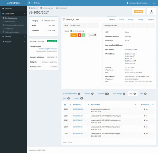 Configuration of IPv4