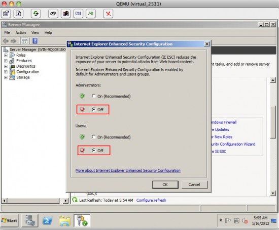 VPS Windows, IE 2