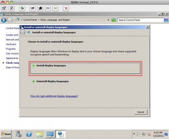 VPS Windows, Jazykový balíček 3