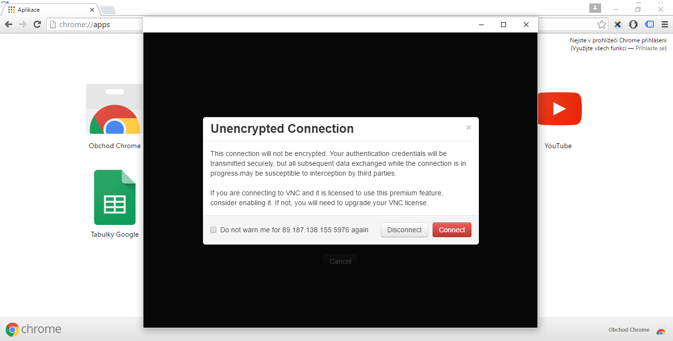 Connect button Connect button
