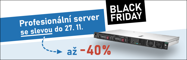 Black Friday dedikovaných serverů se slevou až 40% Black Friday dedikovaných serverů se slevou až 40%