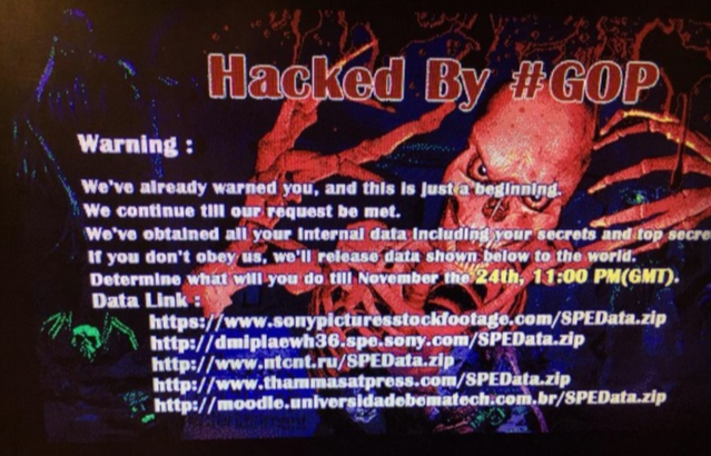 Sony Pictures hackers Sony Pictures hackers
