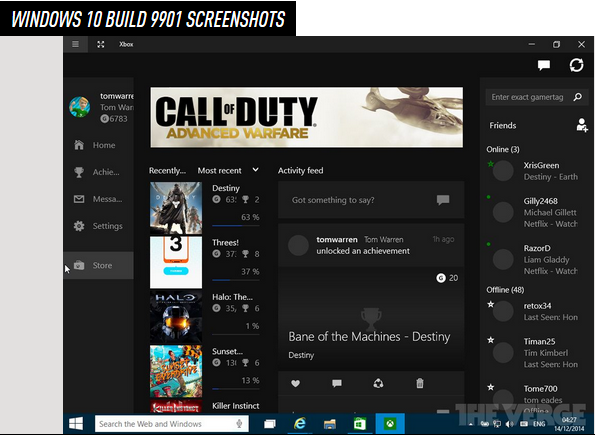 Windows 10 Build 9901 Windows 10 Build 9901