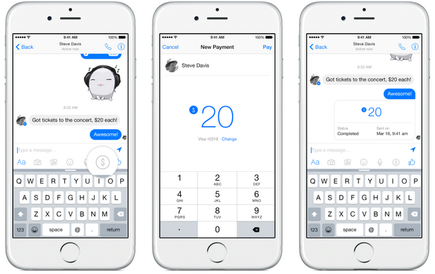 Facebook - posílání peněz přátelům Facebook – posílání peněz přátelům