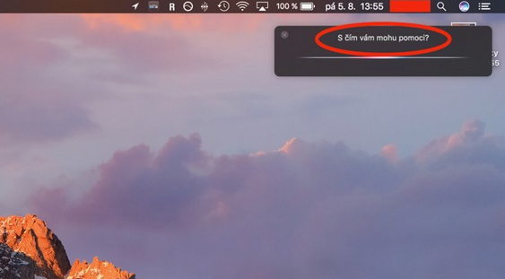 MacOS Sierra odhalil českou Siri MacOS Sierra odhalil českou Siri