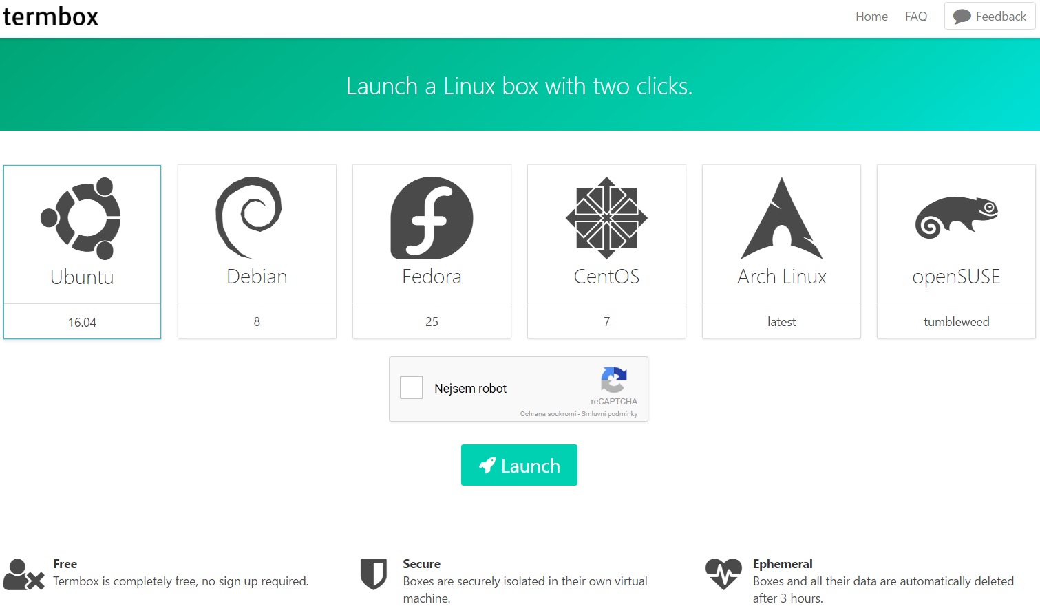 Termbox - Linux Termbox - Linux