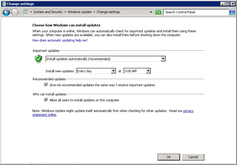 Windows updates 2 Windows updates 2