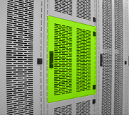 Verschließbare 12U-Racksektion