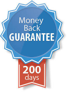 200 Tage Geld-zurück-Garantie 200 Tage Geld-zurück-Garantie