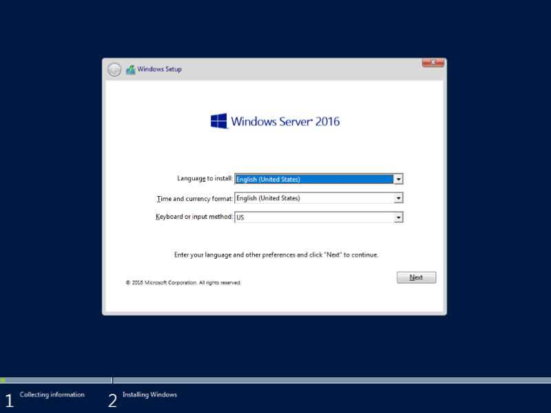 Select language, time and keyboard Select language, time and keyboard