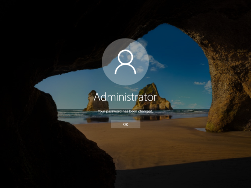 Password notification Password notification