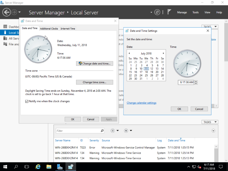 Select Change date and time Select Change date and time