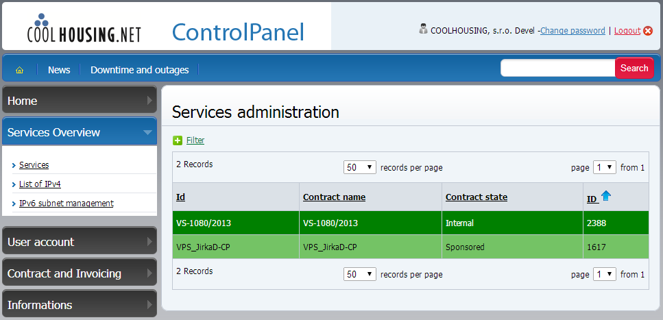 services administration services administration