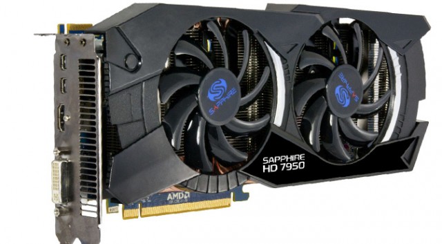 One video card Sapphire Radeon HD 7950 has computing power 2867.2 GFLOPS. At this server are installed 3 cards and they are all connected through PCIExpres-16 slot.