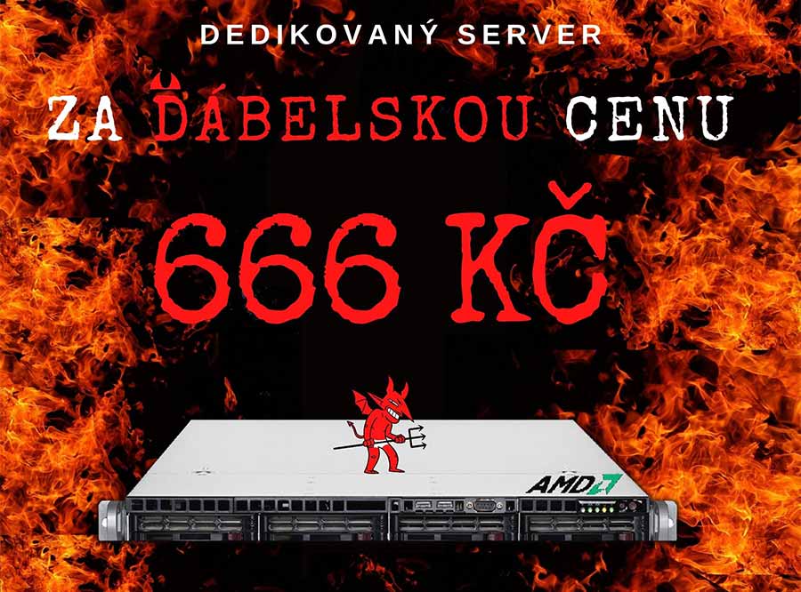 Ďábelská akce na dedikovaný server