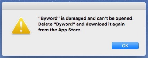 Application from Mac App Store report error – can easily fix