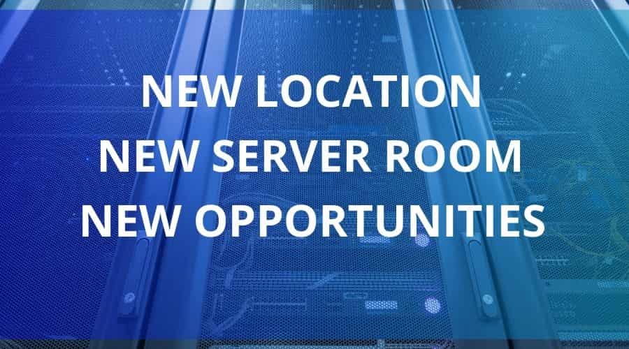 New server room in new location