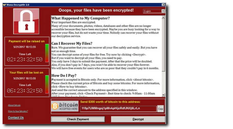 WannaCry Ransomware attacks servers!