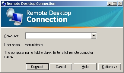 Remote desktop connection