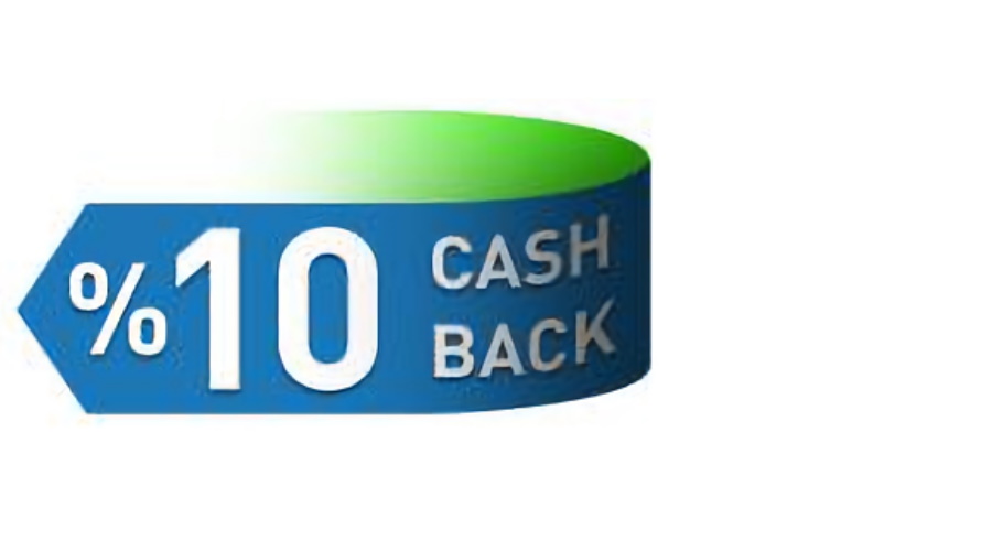 Cashback, ten percent of the orders back