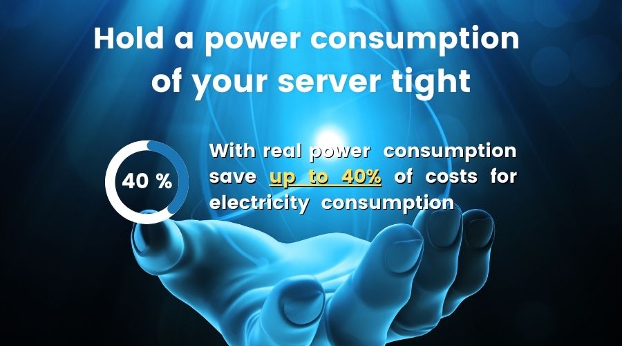 Spare a lot of money thanks our transparent billing of electricity consumption