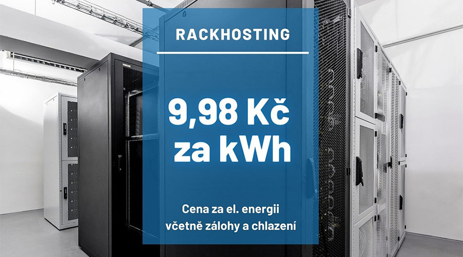 Nižší cena za energii u Rack housing